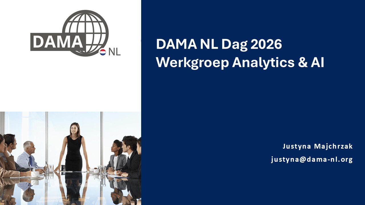 DAMA NL day 2026 - WG Analytics en AI